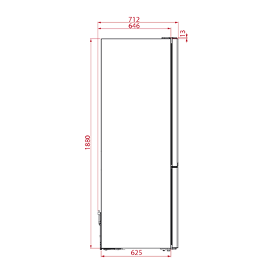 Combina frigorifica free-standing Teka RBF 78721 SS, 461 l, Clasa E, NoFrost, H 192 cm, Inox