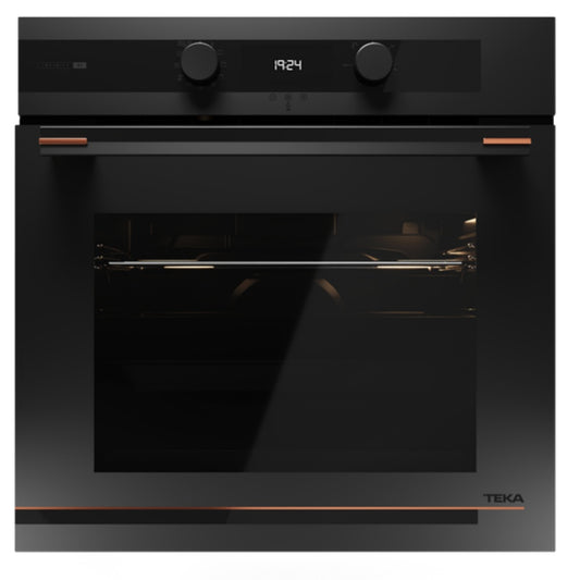 Pachet Cuptor incorporabil Teka HLB 85-G1 P BM, Maestro Pizza, 70 litri, Piroliza, A+, plus Plita pe gaz Teka GBC 64-G1 GBC BM, 4 zone de gatit, 60 cm, gratare fonta, sticla mata