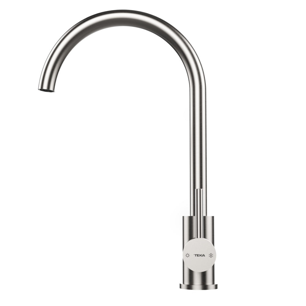Baterie de bucatarie Teka UNI 9310 XP, cu teava inalta, cartus ceramic, Crom
