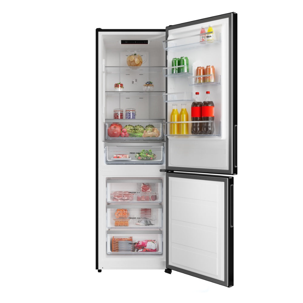 Combina frigorifica free-standing Teka RBF 44630 BK, 310 l, Clasa D, Full No Frost, H 188 cm, Negru