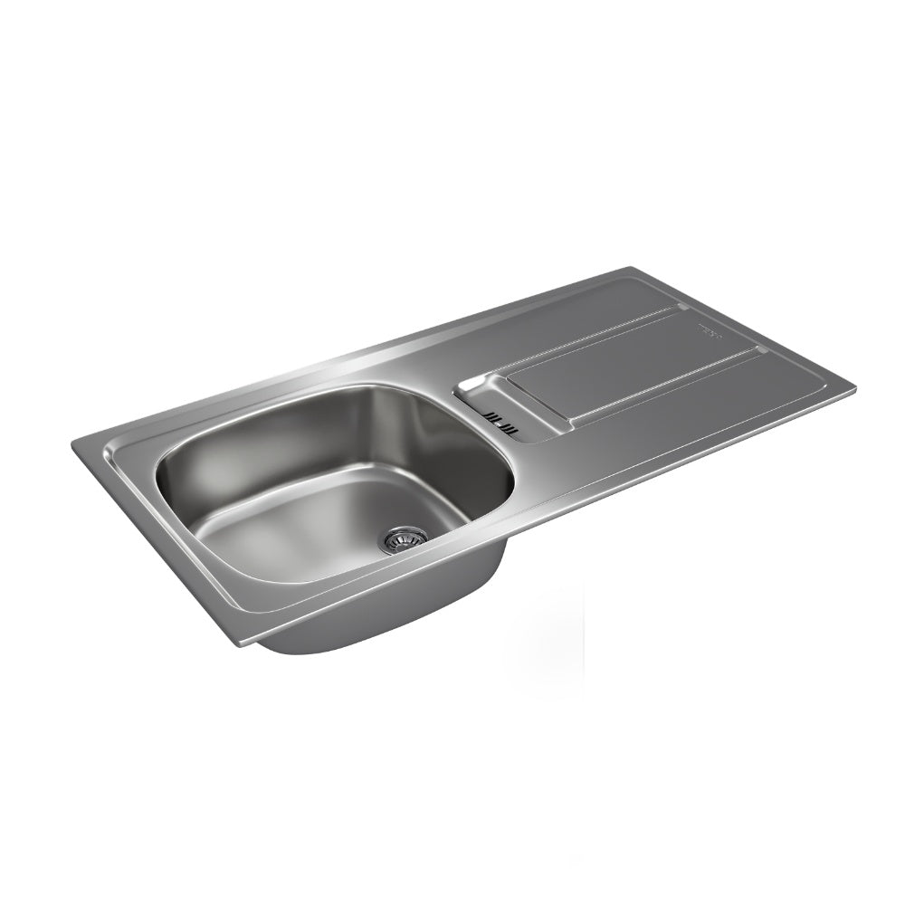 Chiuveta din inox TEKA GRAVITY 45 E-XP 1B 1D, 860 x 435 mm, cu picurator, montare incastrata, reversibila, Inox
