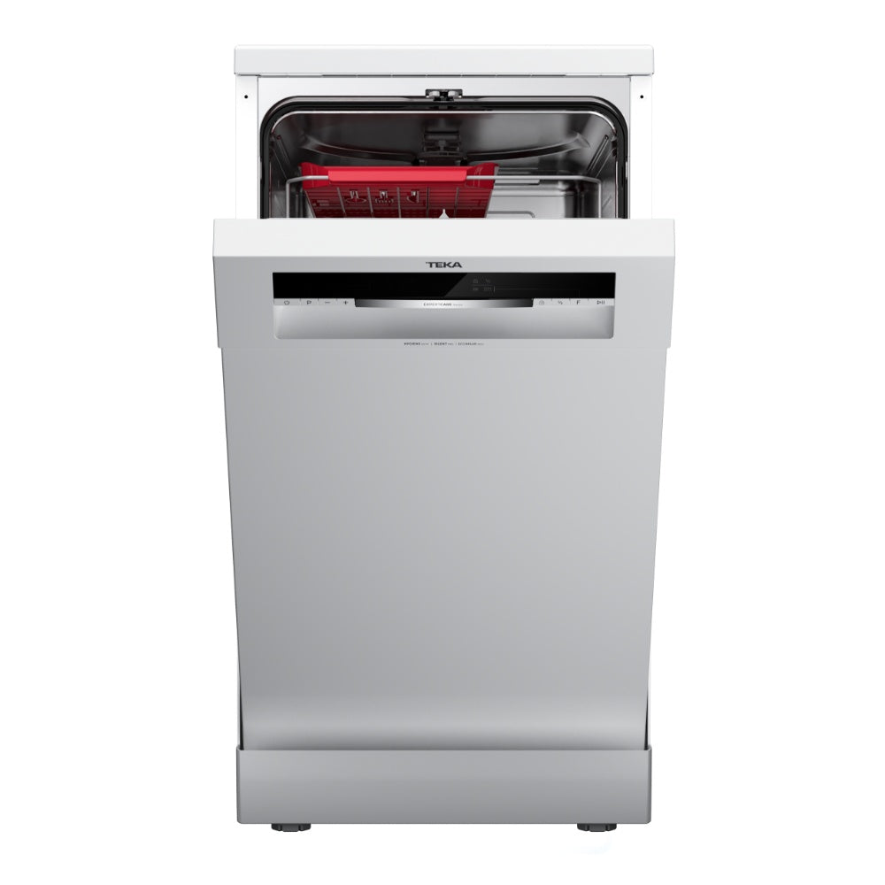 Masina de spalat vase, nu incorporabila, Teka DFS 44750 WH, 10 seturi, 7 programe de spalare, MultiCleaner (3 in 1), 45 cm, clasa E, Alba