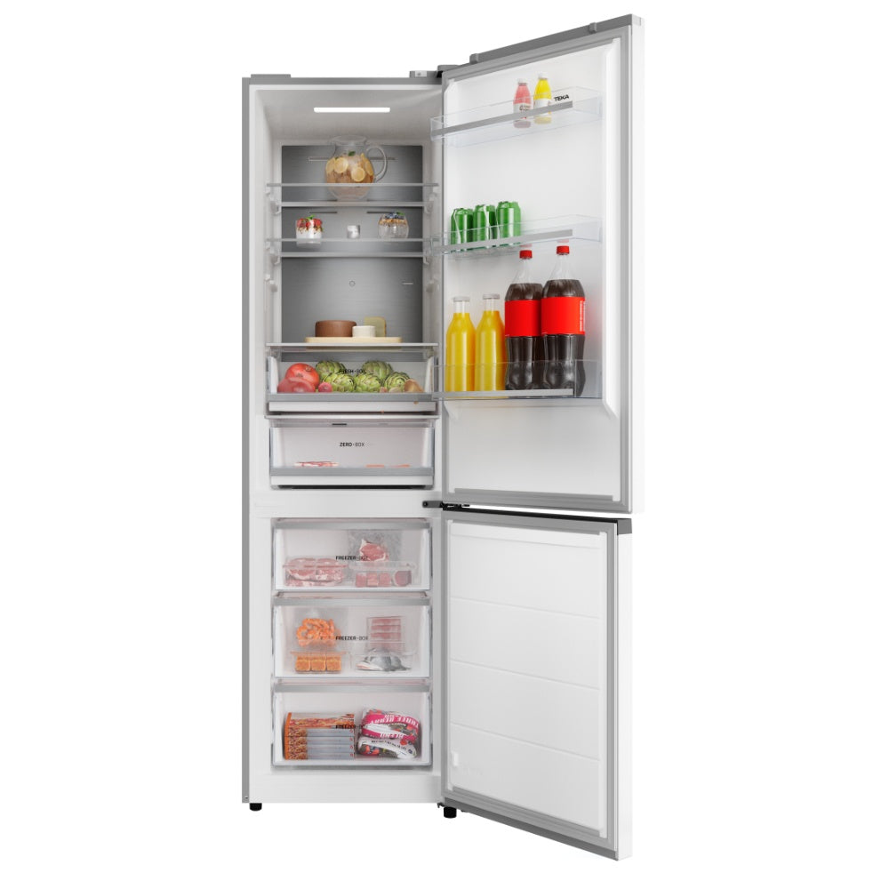 Combina frigorifica free-standing Teka RBF 68670 WH, 378 l, Clasa C, Full No Frost, Motor invertor, H 201 cm, Alb