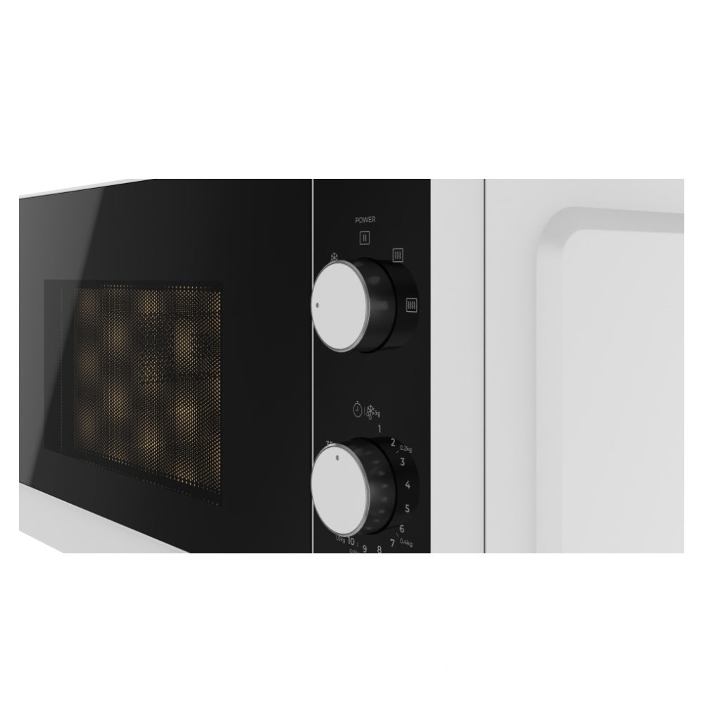Cuptor free standing Microunde cu functie Teka MW FS20 WH, capacitate 20l, 700 W, 5 niveluri de putere, Alb