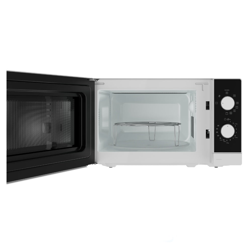 Cuptor free standing Microunde cu functie Grill Teka MW FS20 G WH, capacitate 20l, 700 W, 5 niveluri de putere, 4 functii, Alb