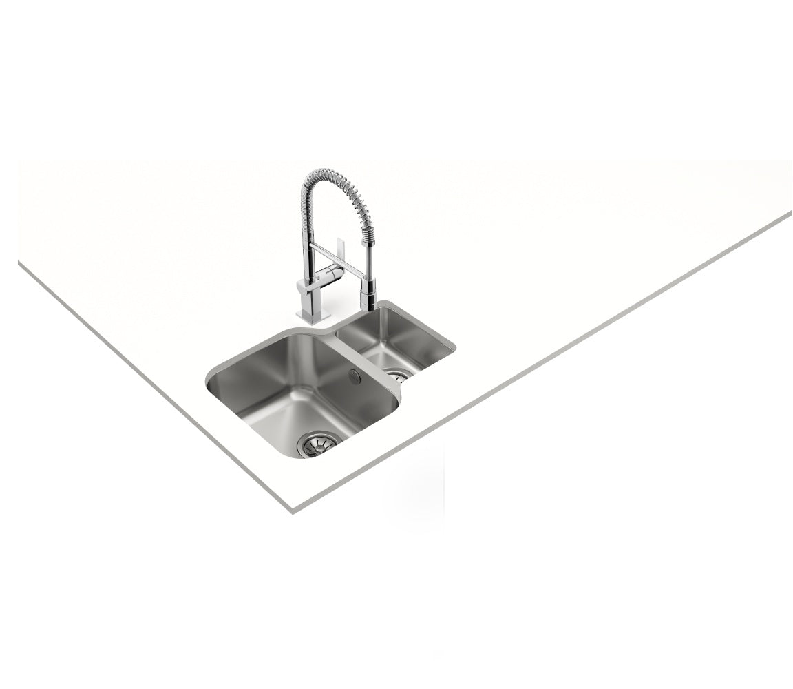 Chiuveta din inox TEKA BE 1½B 625, 624x464mm, cuva auxiliara, montare sub blat, Inox