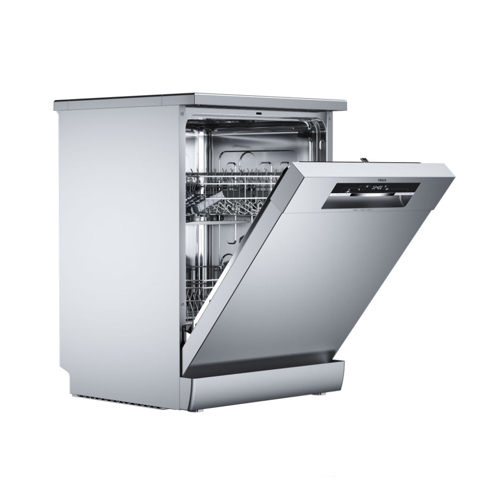 Masina de spalat vase free-standing Teka DFS 46710 SS, 14 seturi, 7 programe de spalare, 60 cm, clasa E, Inox