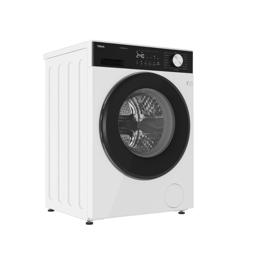 Masina de spalat rufe free-standing Teka WM 20941 W EU, 9 kg, 1400 rpm, motor BLDC, 15 programe de spalare, 60 cm, Clasa A, alba