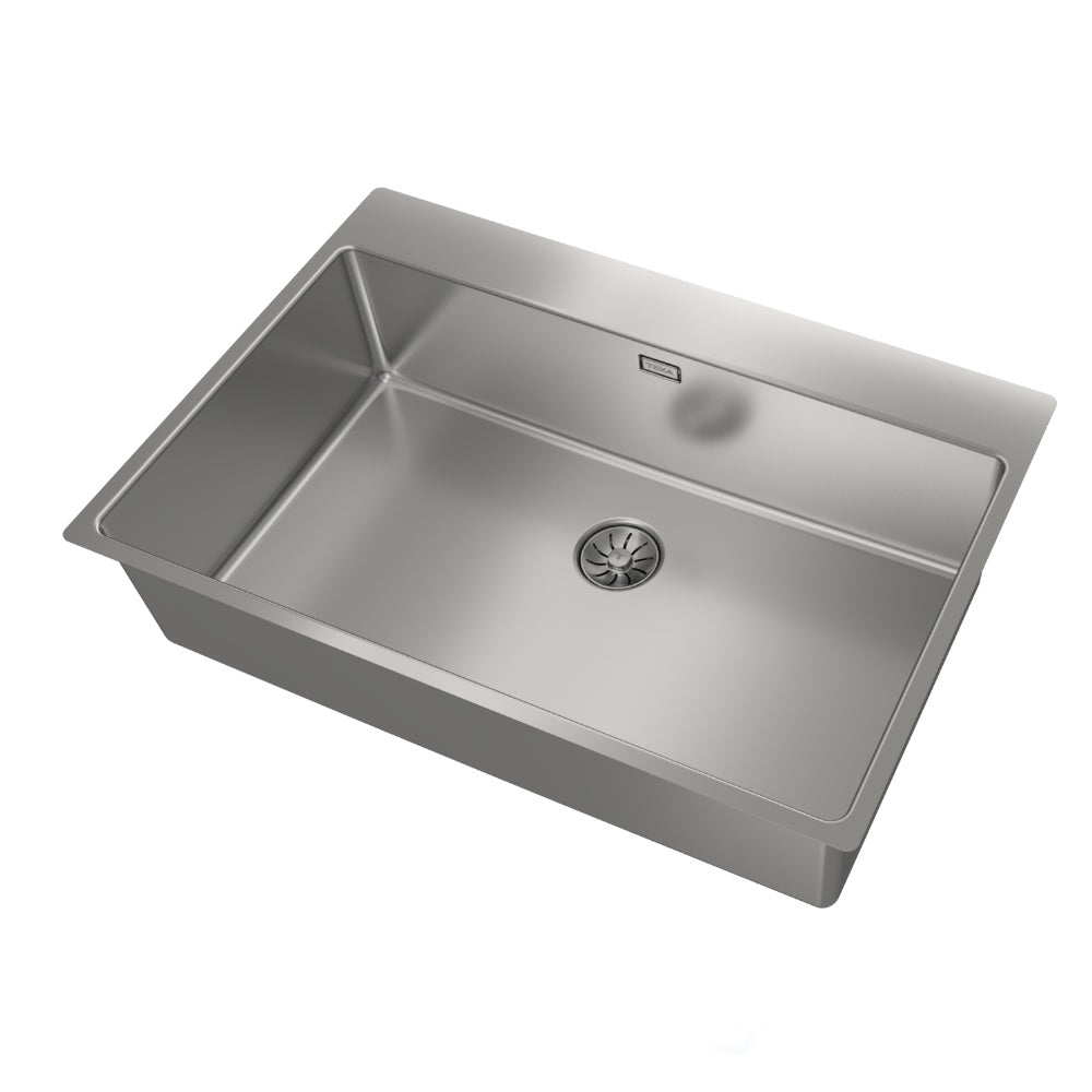 Chiuveta din inox TEKA FORLINE RS15 71.40, 750 x 500 mm, 1 cuva, instalare 2 in 1, Inox lucios