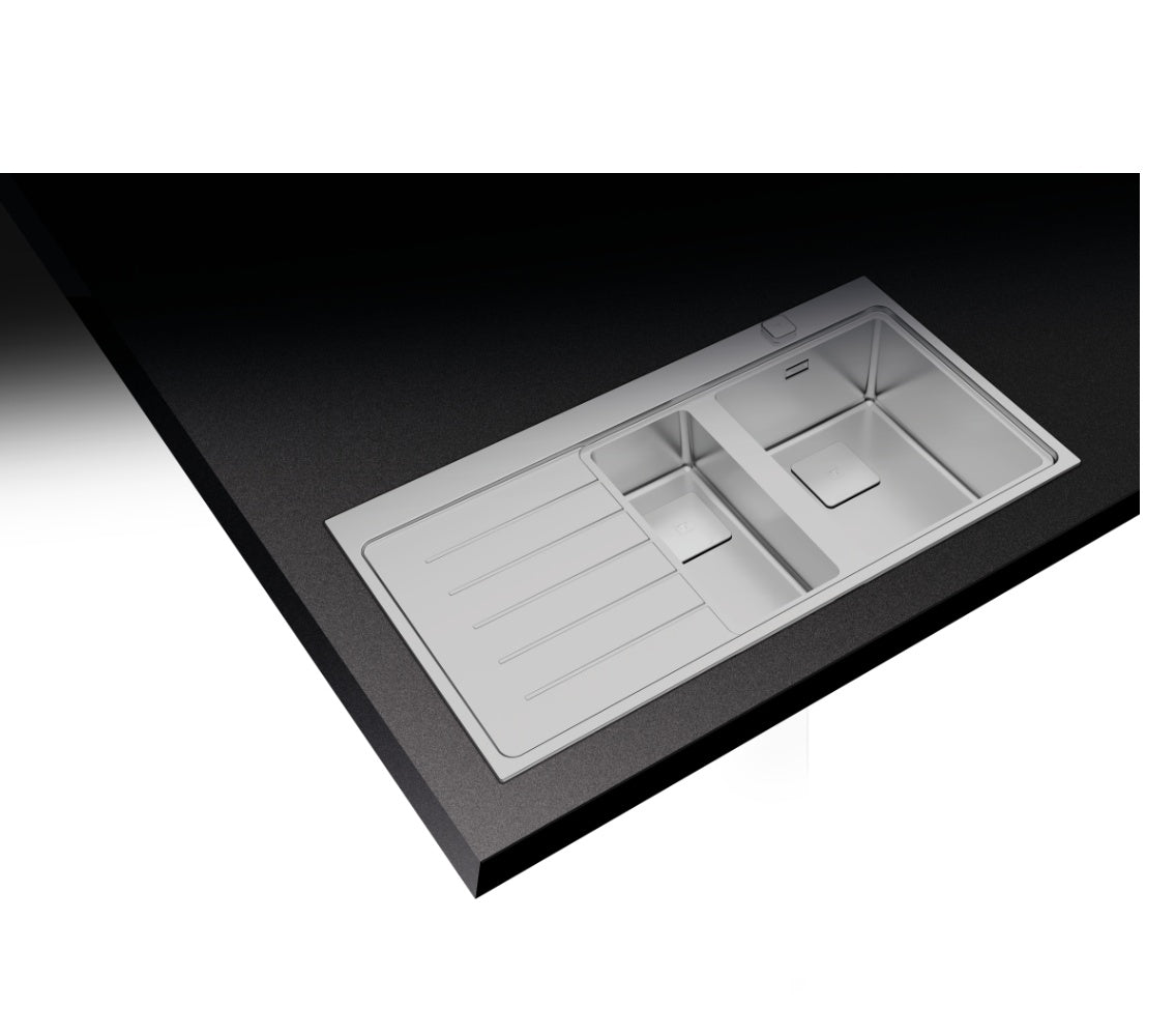 Chiuveta din inox Teka ZENIT RS15 1 1/2B 1D, 1000 x 520 mm,  picurator stanga, inox