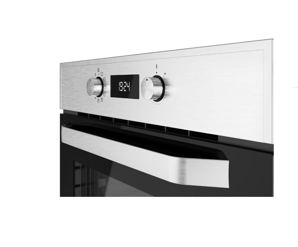 Cuptor electric Teka HCB 6370 P SS, piroliza pe 3 niveluri,  cu 9 funcţii, 60 cm, clasa A+, 70l, Inox