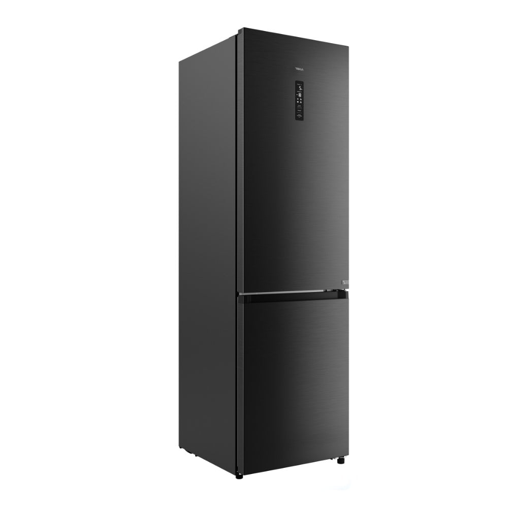 Combina frigorifica free-standing Teka RBF 88680 DSS, 378 l, Clasa A, Full No Frost, Motor invertor, H 201 cm, Negru inox