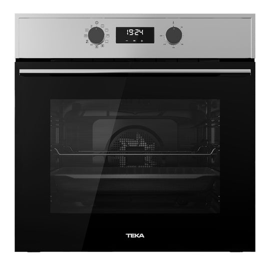 Cuptor electric Teka HSB 645 S, cu 9 functii, Sistem de curatare HydroClean PRO, 60 cm, 70l, clasa A+, Inox antipata