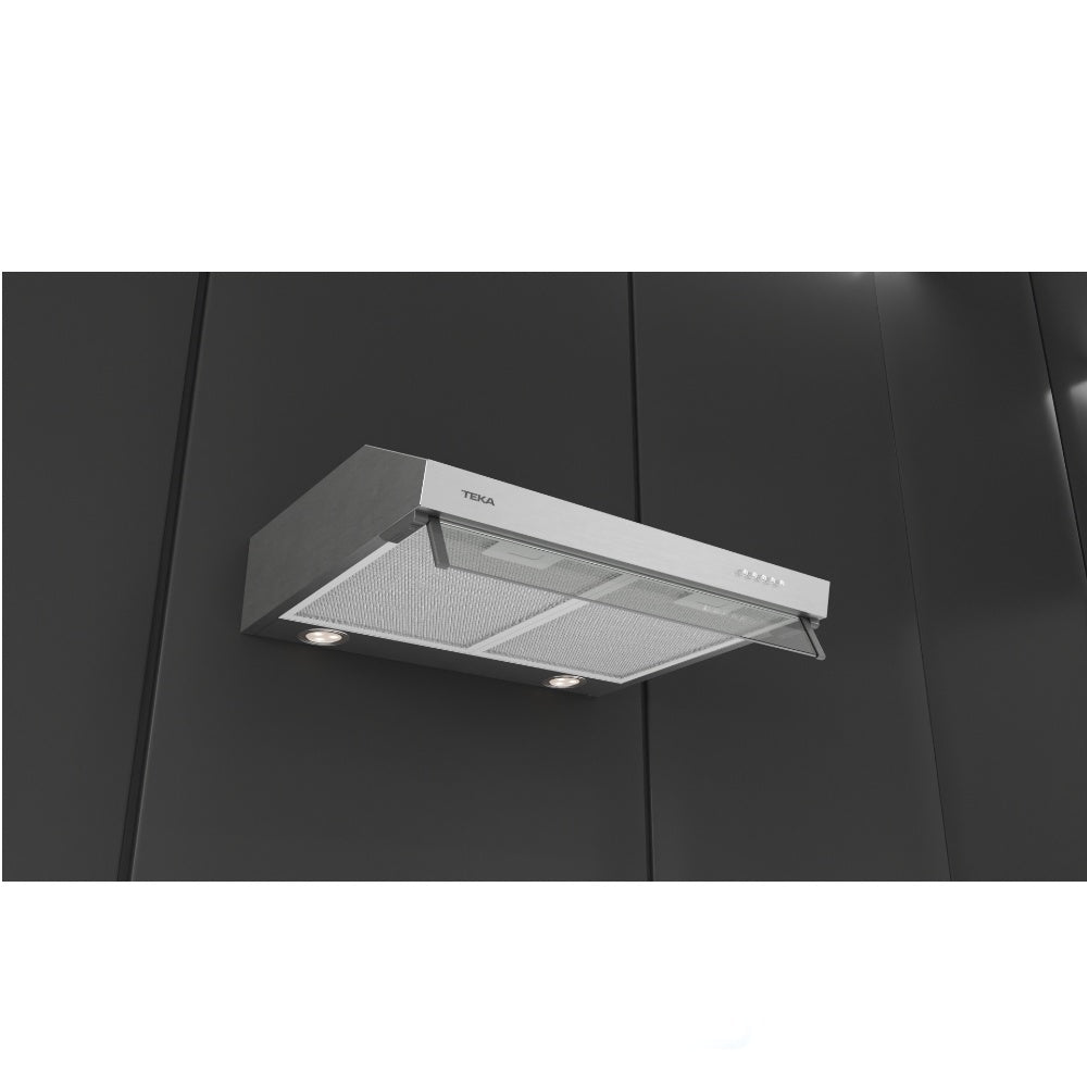 Hota decorativa Teka CX 63130, 60 cm, 306.4 m3/h, 3 trepte de putere, Clasa C, Inox
