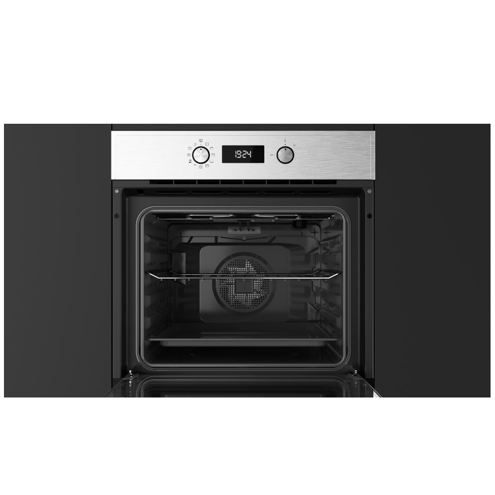Cuptor electric Teka HCB 6370 P SS, piroliza pe 3 niveluri,  cu 9 funcţii, 60 cm, clasa A+, 70l, Inox