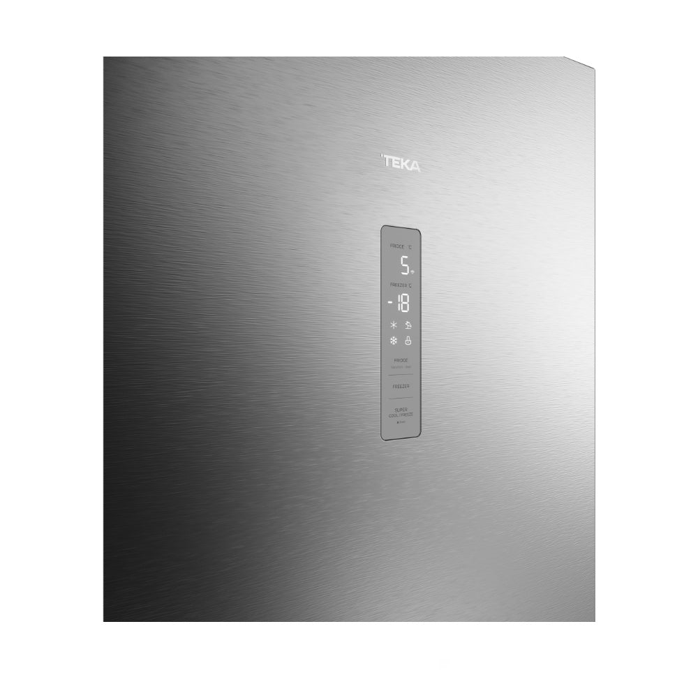 Combina frigorifica free-standing Teka RBF 88680 SS, 378 l, Clasa A, Full No Frost, H 201 cm, Motor invertor, Silver
