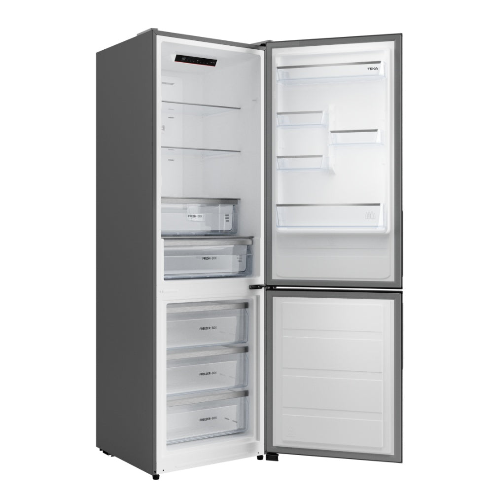 Combina frigorifica free-standing Teka RBF 44630 SS, 310 l, Motot Invertor, Clasa D, Total No Frost, H 188 cm, Inox