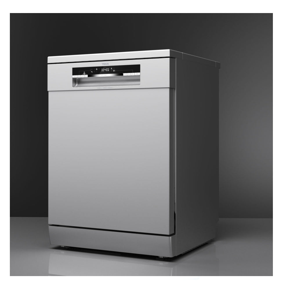 Masina de spalat vase free-standing Teka DFS 46710 SS, 14 seturi, 7 programe de spalare, 60 cm, clasa E, Inox