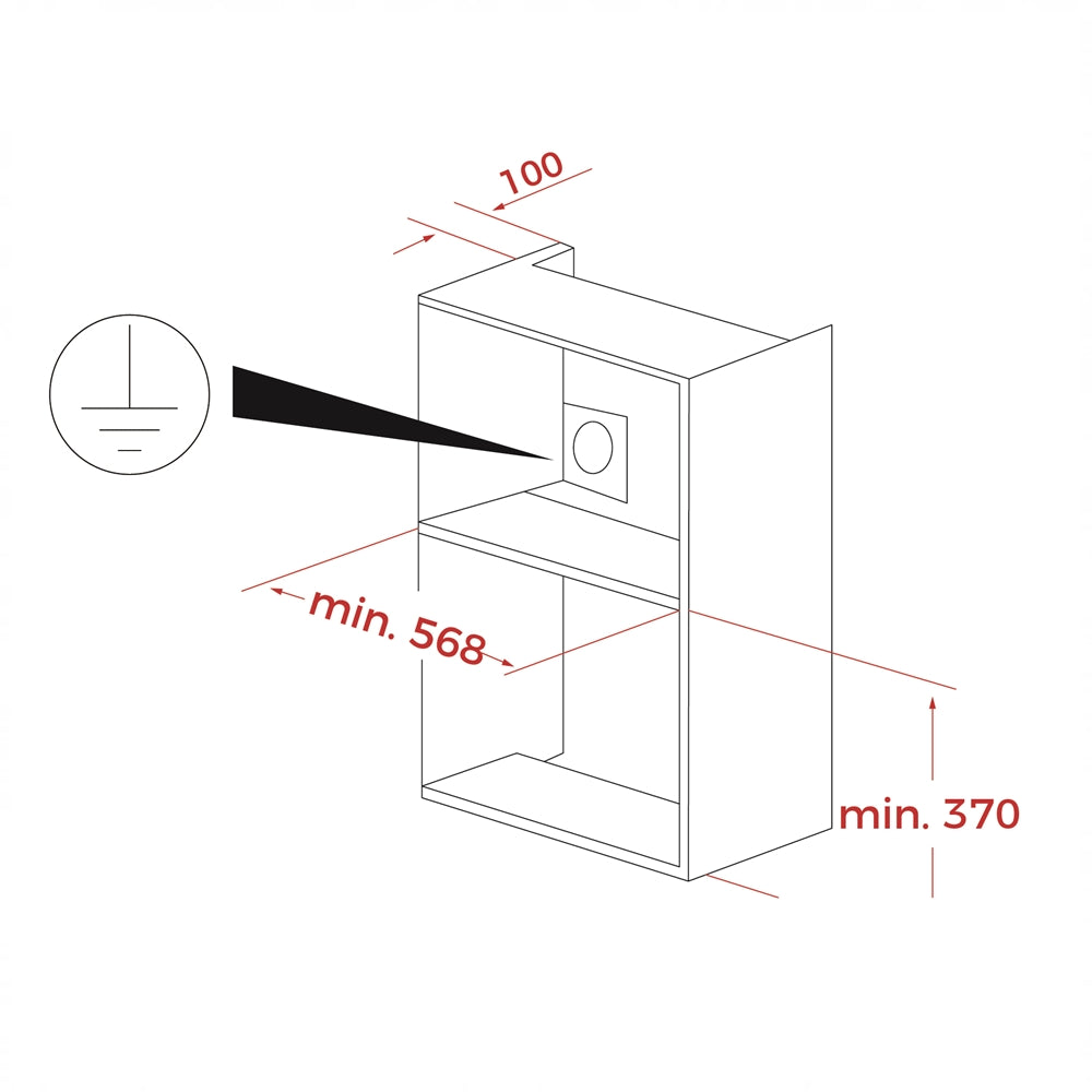 Cuptor încorporabil Microunde Teka ML 8220 BIS L-FBK, capacitate 22l, Balama stanga, Cristal negru (finisaj inox închis)