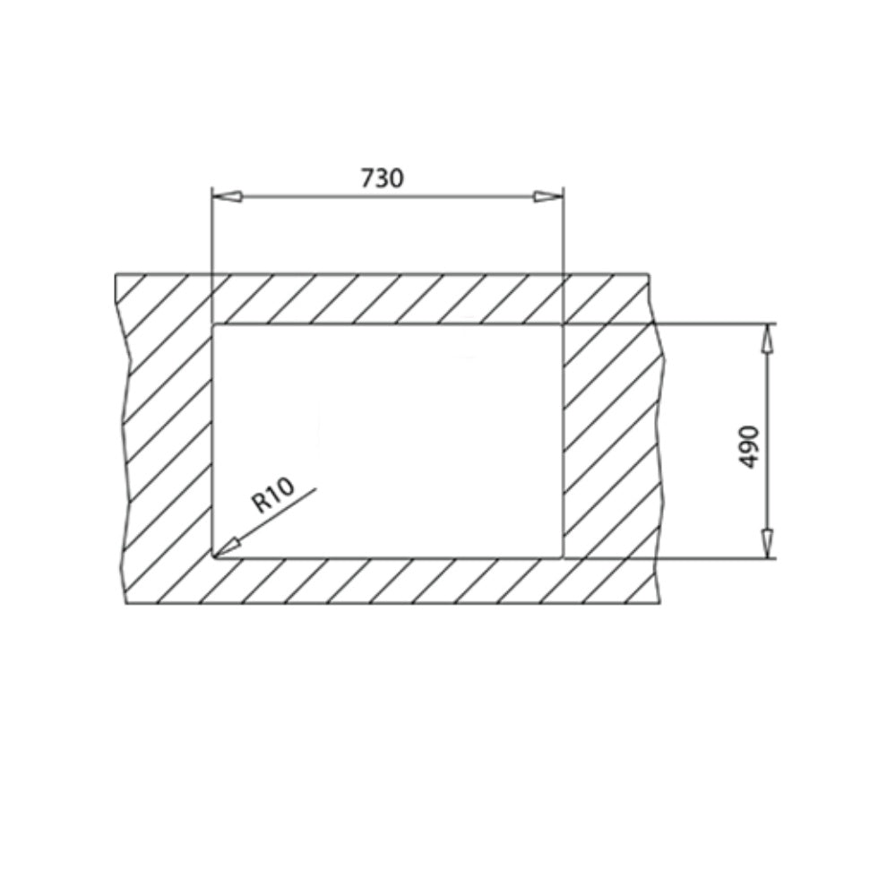 Chiuveta din inox Teka, FORLINEA RS15 2B 740, 2 cuve, 740 x 500 mm, instalare deasupra sau incastrat, inox