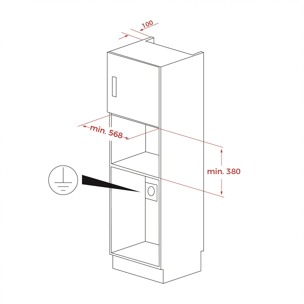 Cuptor încorporabil Microunde Teka ML 8220 BIS L-FBK, capacitate 22l, Balama stanga, Cristal negru (finisaj inox închis)