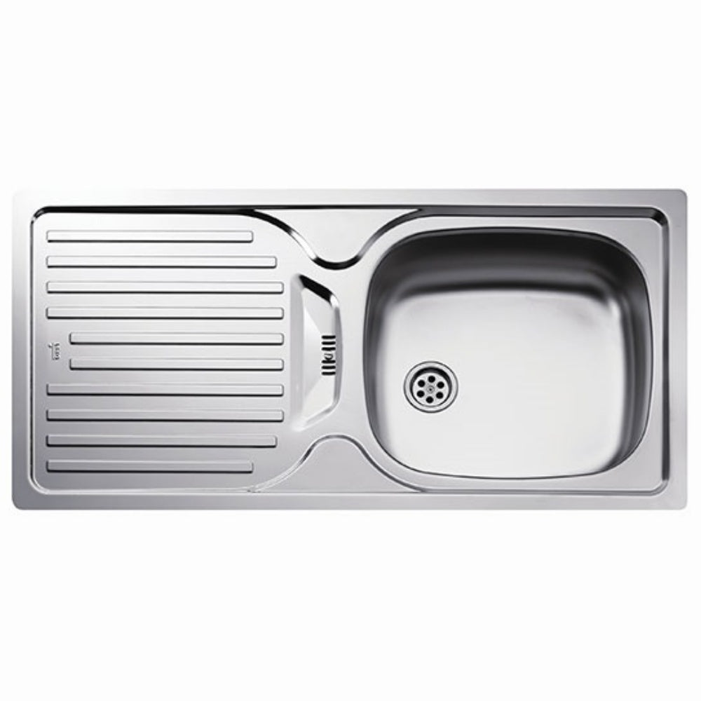 Chiuveta din inox Teka Infant OD, 1 cuva, 860 mm x 440 mm, inox, Picurator stanga