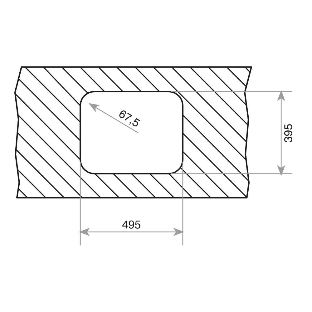 Chiuveta din inox TEKA BE 50.40, 530 x 430 mm, Undermount, Inox lucios