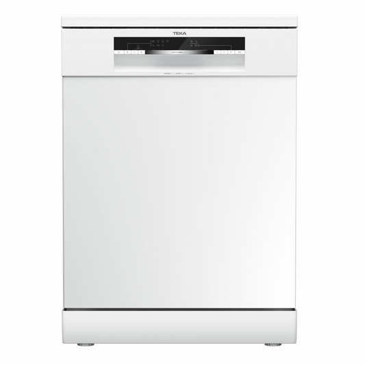 Masina de spalat vase free-standing Teka DFS 46710 WH, 14 seturi, 7 programe de spalare, 60 cm, clasa E, Alb