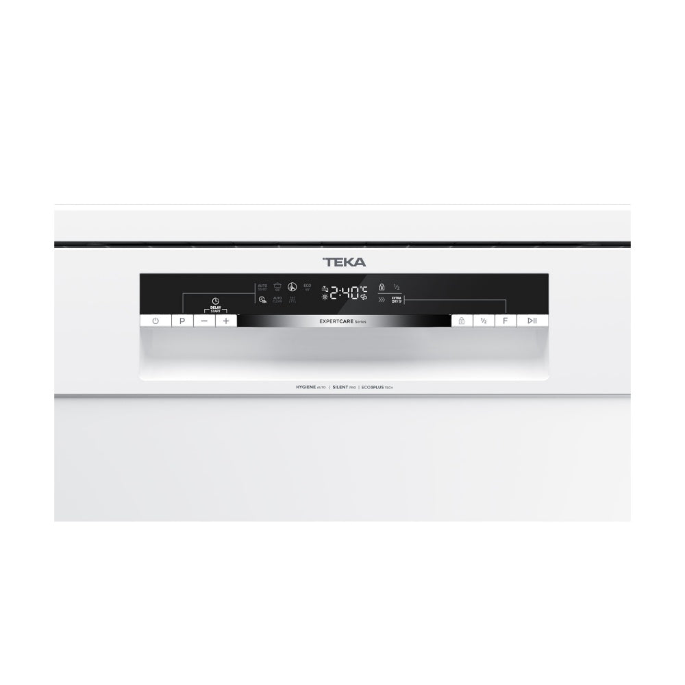 Masina de spalat vase free-standing Teka DFS 46710 WH, 14 seturi, 7 programe de spalare, 60 cm, clasa E, Alb