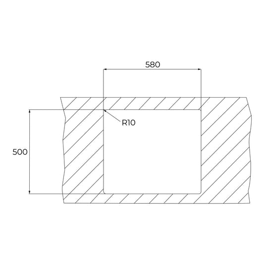 Chiuveta din inox Teka DIAMOND RS15 1B 1D, cu finisaj din sticla PureLine, 1 cuva din inox, 600 x 520 mm, Sticla Stone Grey