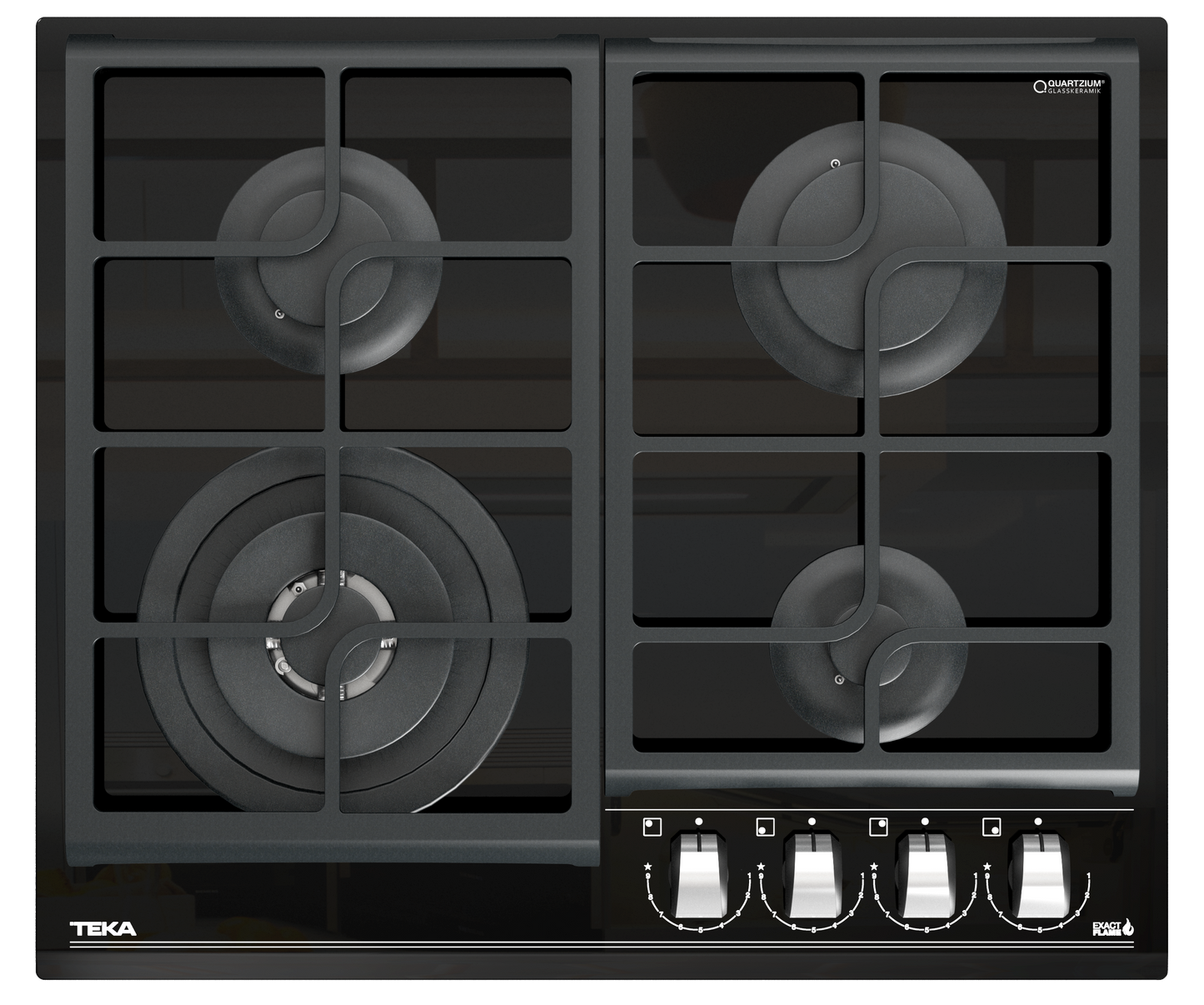 Pachet Cuptor incorporabil Teka HSB 630 B, 71 litri, HydroClean PRO plus Plita incorporabila, Gaz, Teka GZC 64320 XBC BK, 4 arzatoare, 60 cm, sticla Negra