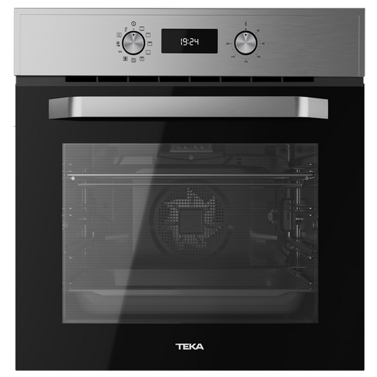 Cuptor electric Teka HCB 6545 , cu 9 functii si Sistem de curatare HydroClean PRO, 60 cm, 70l, clasa A+, Inox