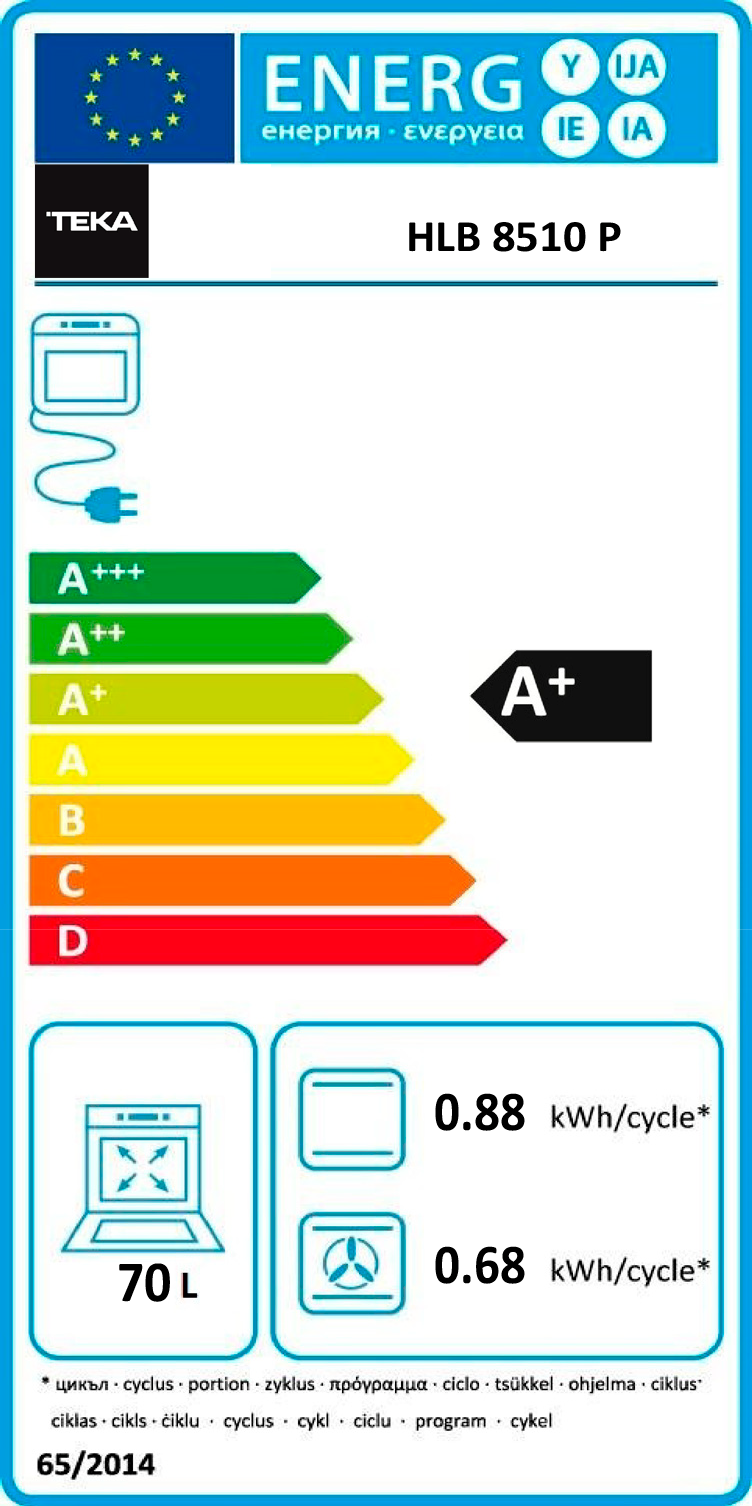 Pachet Cuptor incorporabil Teka HLB 8510 P-M-Pizza, 70 litri, Piroliza, HydroClean PRO plus Plita electrica vitroceramica, Teka TB 6415  , 4 arzatoare, 60 cm, Sticla Neagra