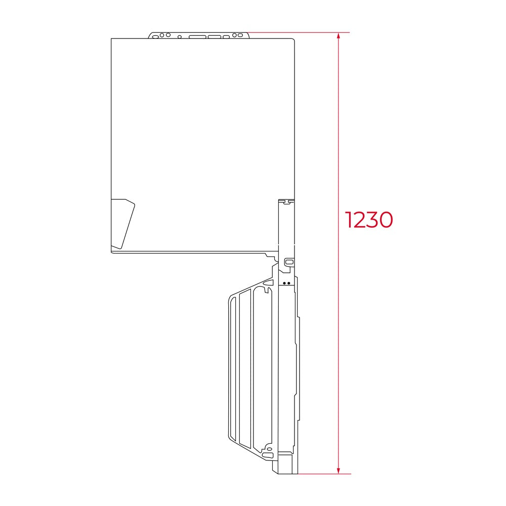 Combina frigorifica free-standing Teka NFL 355 SS, 310 l, Clasa E, LongLife No Frost, H 188 cm, Inox