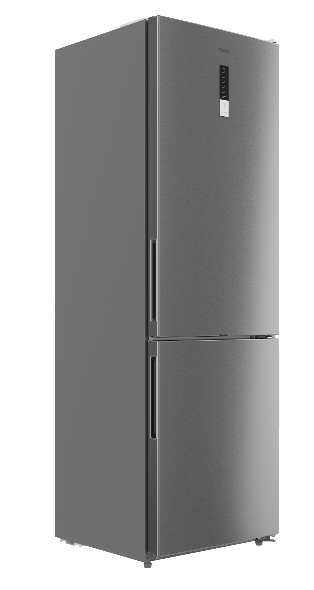 Combina frigorifica free-standing Teka NFL 355 SS, 310 l, Clasa E, LongLife No Frost, H 188 cm, Inox