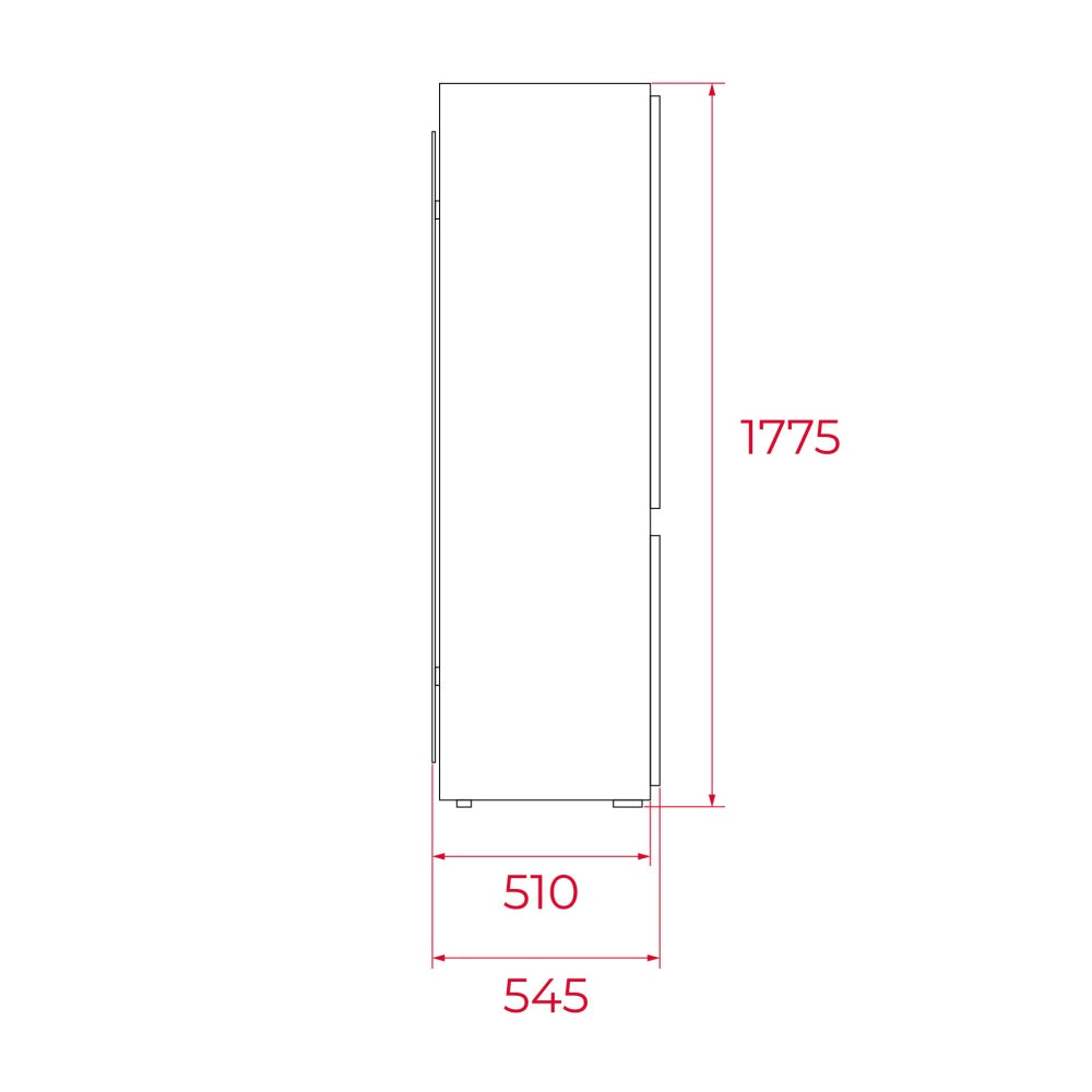 Combina frigorifica incorporabila Teka RBF 73355 FI WH, 248 l, Total No Frost, Motor Inverter, Clasa E, H 178.5 cm, Alb