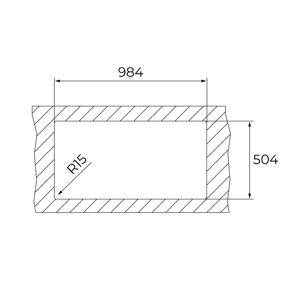Chiuveta din inox Teka ZENIT RS15 1 1/2B 1D, 1000 x 520 mm,  picurator stanga, inox