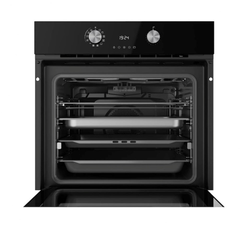 Cuptor electric Teka HLB 8550 SC BK, gatire cu aburi 12 functii, HydroClean, 60 cm, 70l, A+, sticla neagra