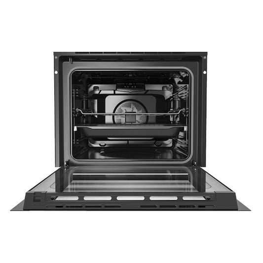 Cuptor electric Teka HSB 645 S, cu 9 functii, Sistem de curatare HydroClean PRO, 60 cm, 70l, clasa A+, Inox antipata