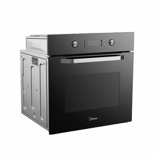 Cuptor electric Midea MO 659 TD BK, AquaClean, cu 9 functii, 60 cm, 65l, Clasa A, Negru