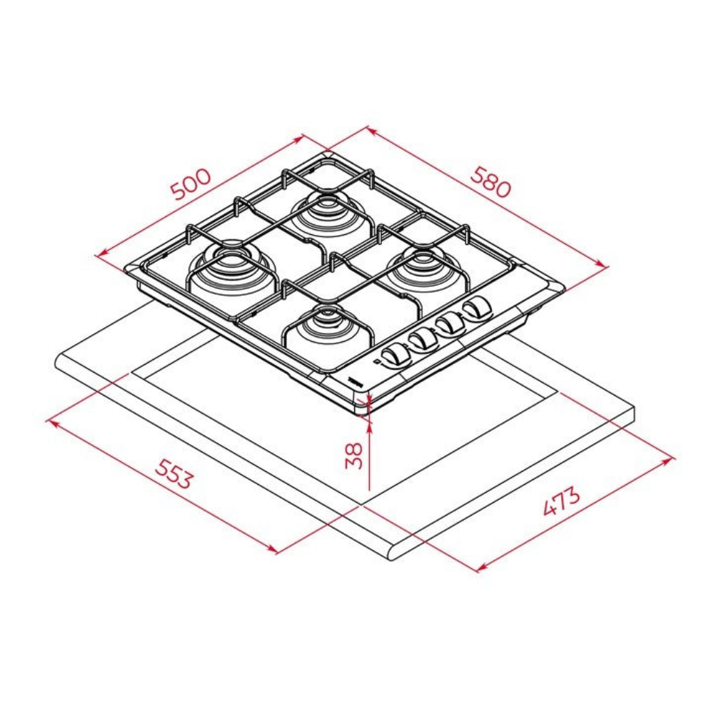Pachet Cuptor incorporabil Teka HLB 8400 WH, 70 litri, HydroClean PRO plus Plita incorporabila pe Gaz, Teka HLX 640 IX , 4 arzatoare, 60 cm, inox