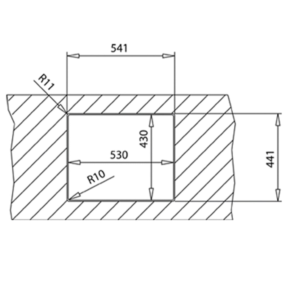 Chiuveta din inox TEKA FLEXLINEA RS15 50.40, 540 x 440 mm, montare 3 in1 , montare sub blat, deasupra sau incastrat, Cupru