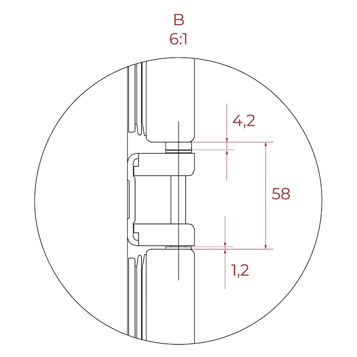 Combina frigorifica incorporabila Teka RBF 73351 FI WH , Congelator No Frost, H 169 cm, 246 l, clasa E, culoare alb