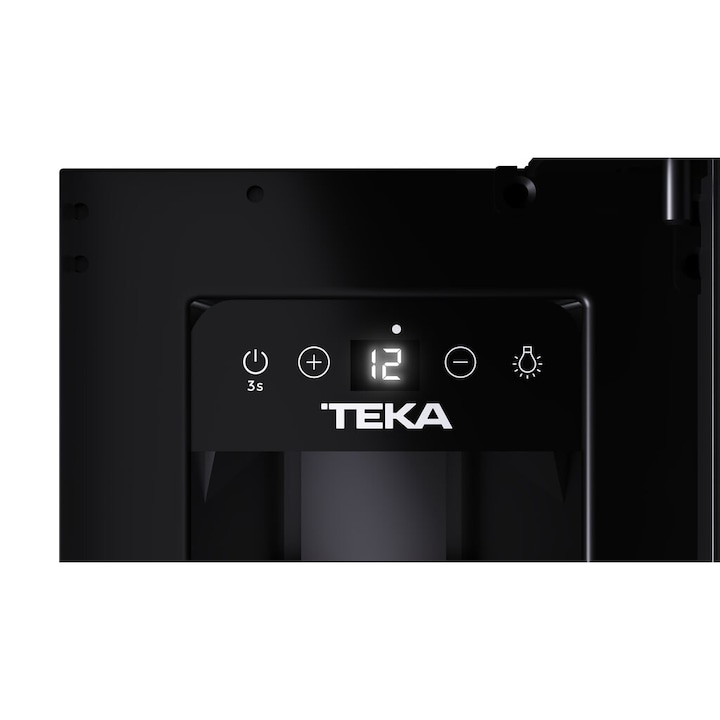 Vitrina frigorifica incorporabila Teka RVU 10008 GBK, 8 sticle, 23 l, termostat, clasa G, sticla neagra