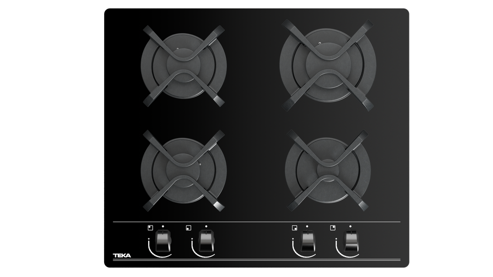 Pachet Cuptor incorporabil Teka HLB 8400 BK, 70 litri, Sistem Surround Temp, HydroClean PRO plus Plita pe gaz Teka GBC 64000 BK,4 zone de gatit, 60 cm, Sticla Neagra