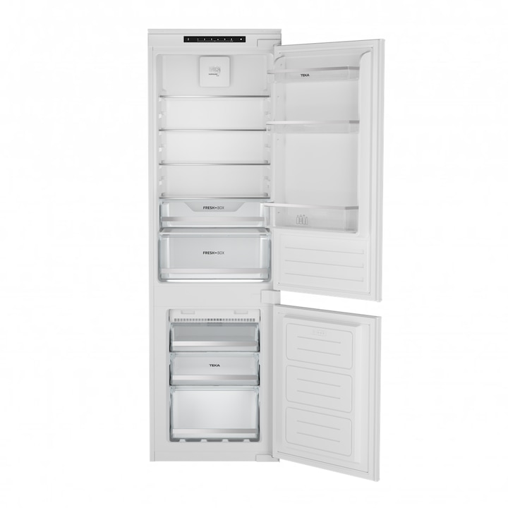 Combina frigorifica incorporabila Teka RBF 73351 FI WH , Congelator No Frost, H 169 cm, 246 l, clasa E, culoare alb