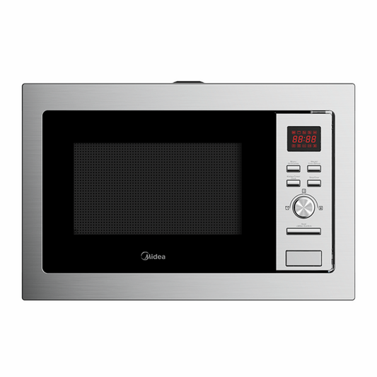 Cuptor încorporabil Microunde + Grill Midea MW 20 DI X, 20l, 800 W, 8 meniuri, Inox