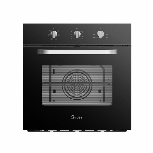 Cuptor electric Midea MO 655 BK, AquaClean, cu 5 functii, 60 cm, 65l, Clasa A, Negru