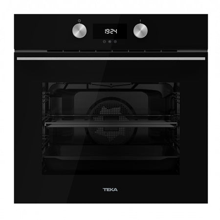 Pachet Cuptor incorporabil Teka HLB 8400 BK, 70 litri, Sistem Surround Temp, HydroClean PRO plus Plita pe gaz Teka GBC 64000 BK,4 zone de gatit, 60 cm, Sticla Neagra