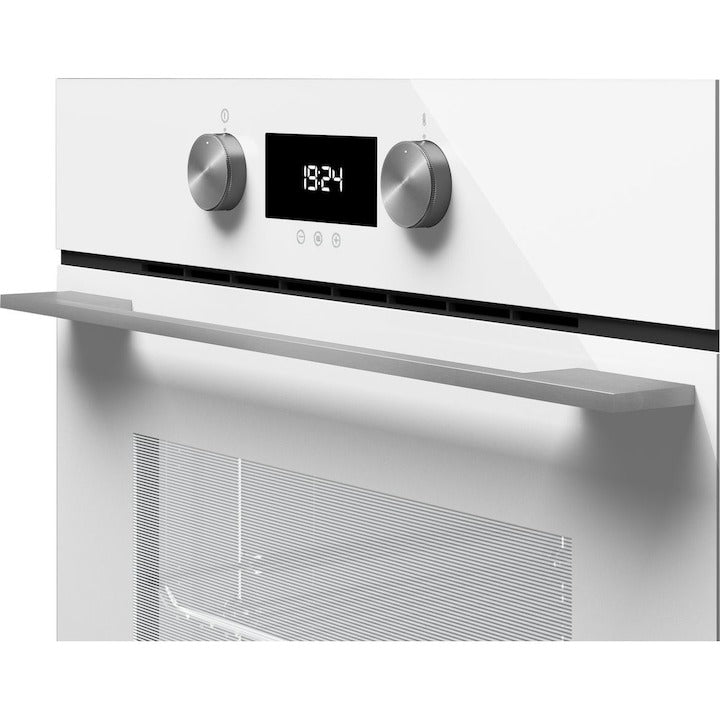 Cuptor electric Teka HLB 8400 W, cu functie SurroundTemp, 9 functii, 70l, 60 cm, clasa A+, cristal alb
